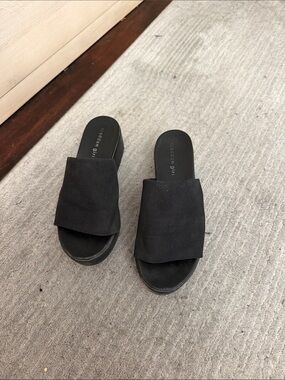 Madden Girl Black Slide Sandals
